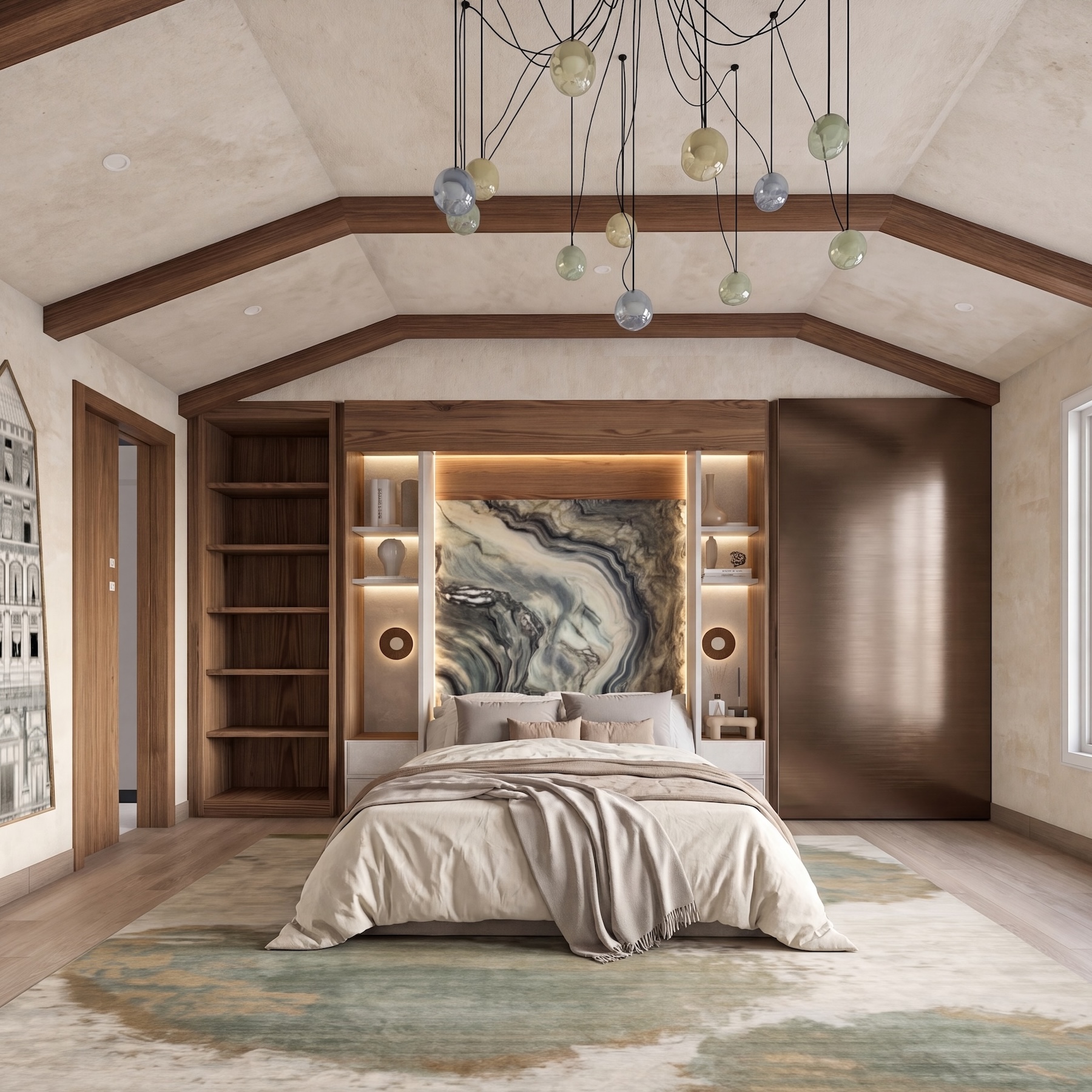 Bedroom Design Rendering Studio Russoniello