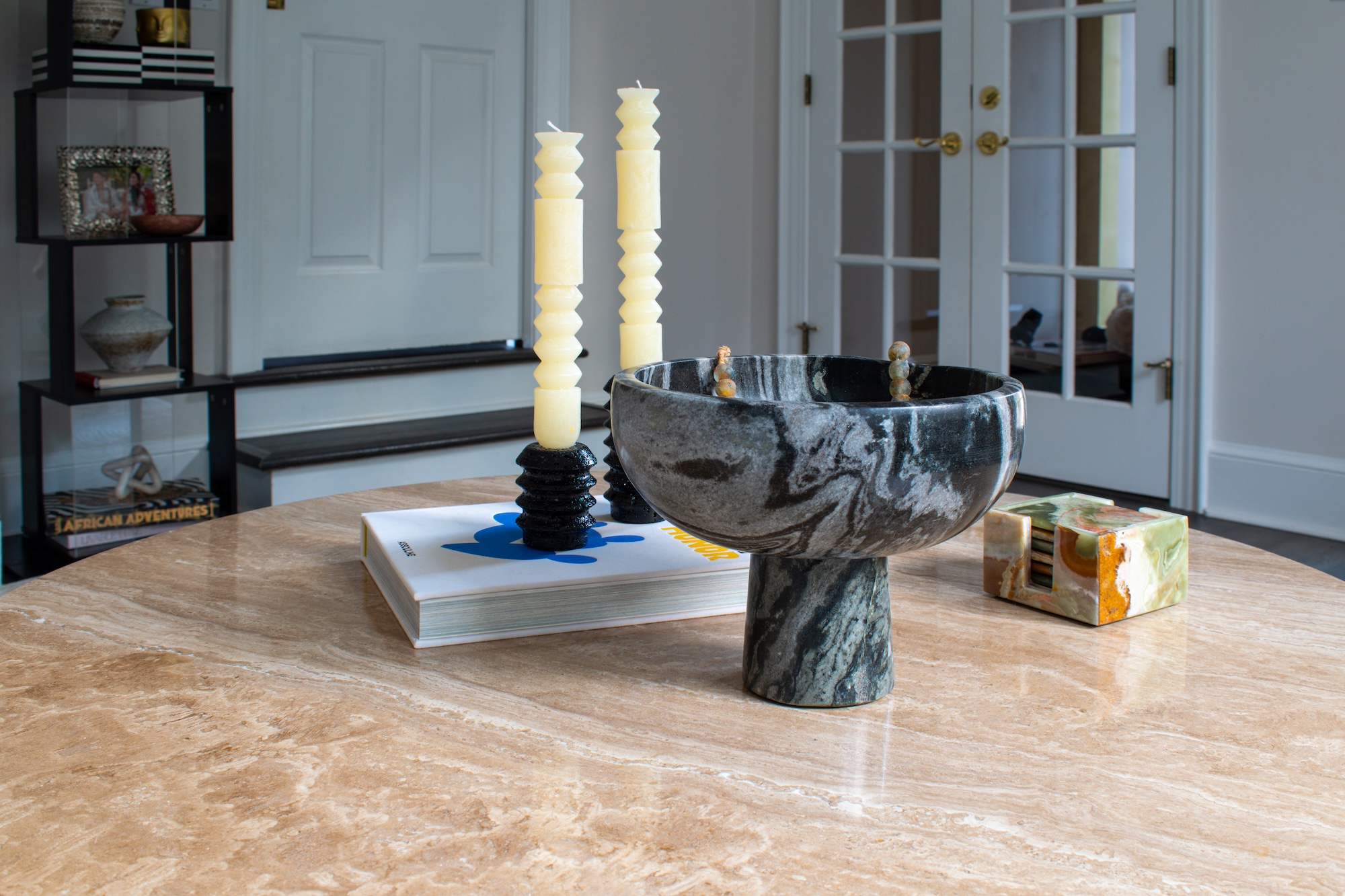 Coffee Table Detail Marble Bowl