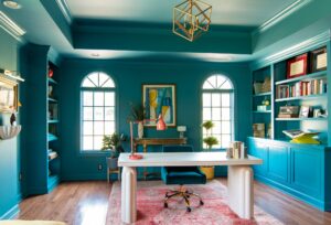 Home Study Design Turquoise Studio Russoniello