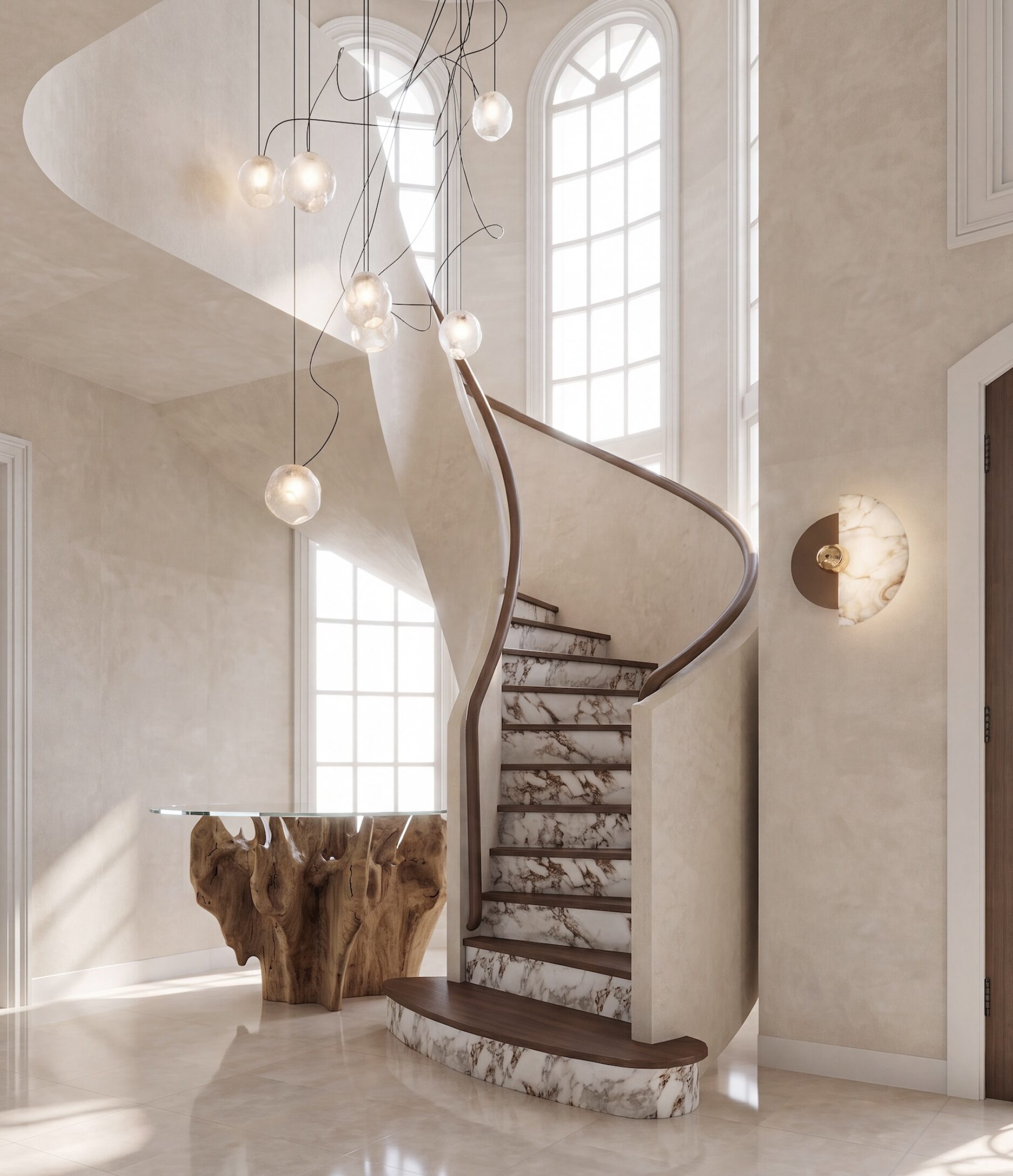 Studio Russoniello Staircase Rendering