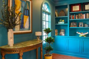 Studio Russoniello Turquoise Home Study